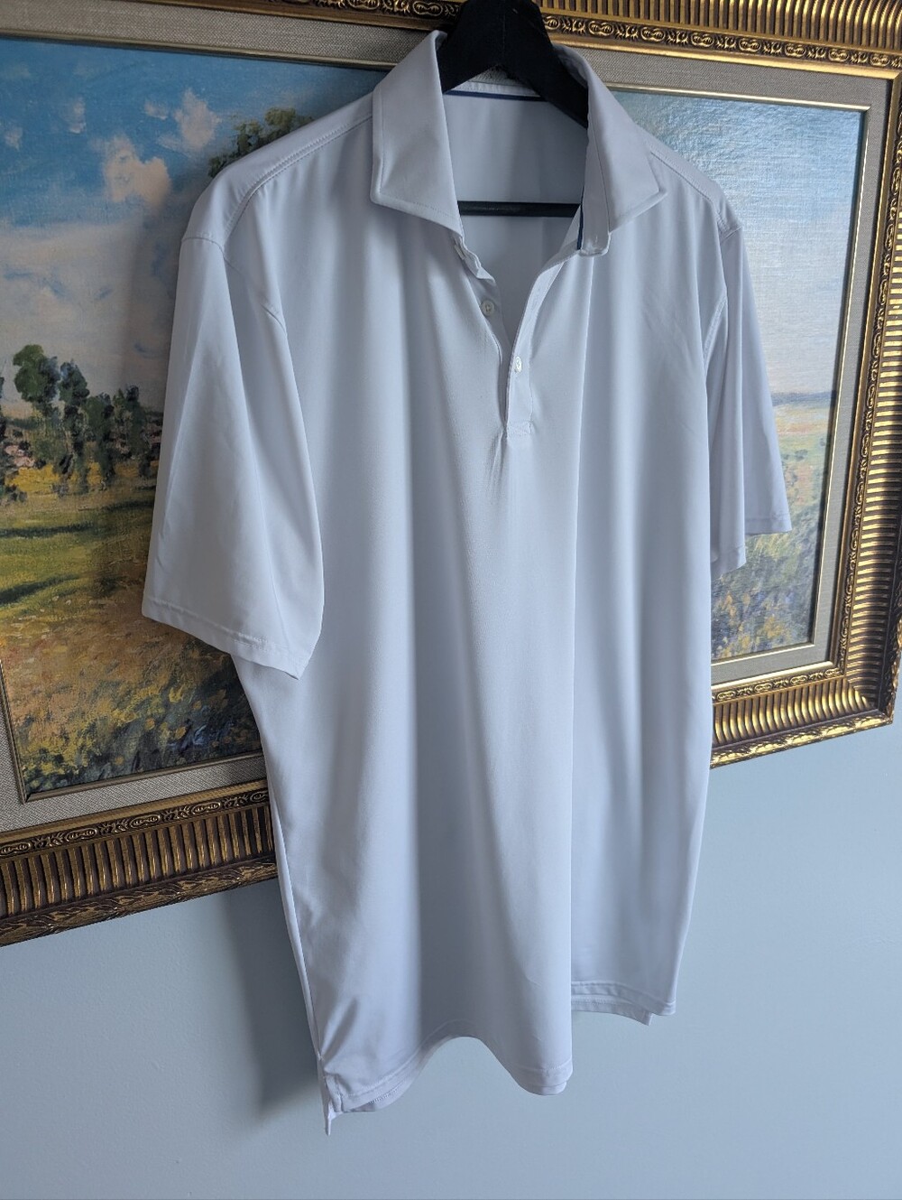 Holderness & Bourne Ice White Polo Shirt